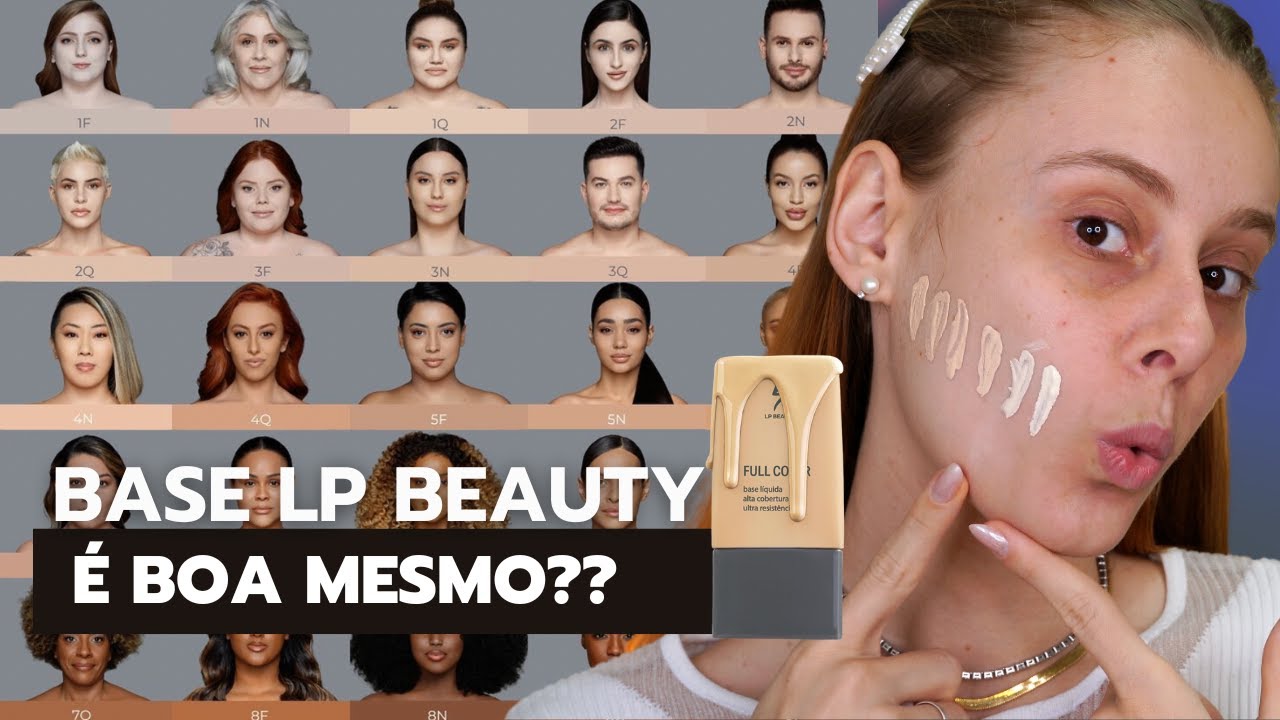 TESTEI TODAS as CORES de BASE da LP BEAUTY