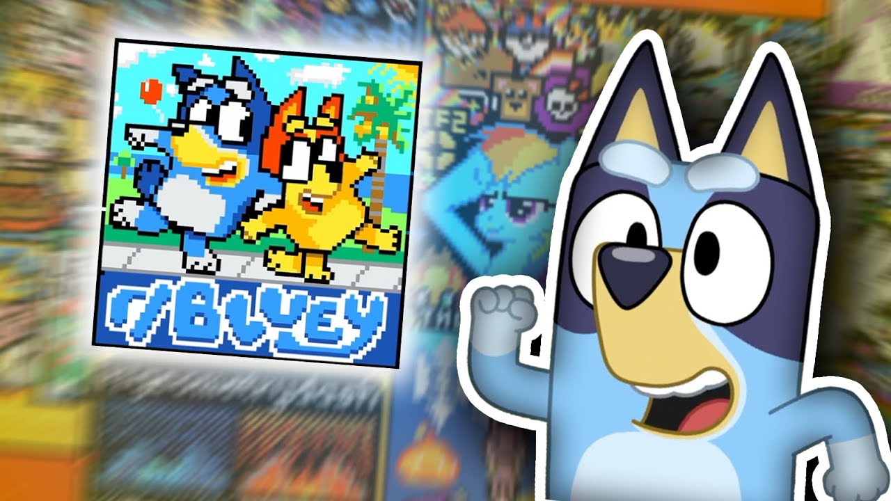 Bluey's Big Empire: The Return of Bluey on r/Place (Feat. Pugly)