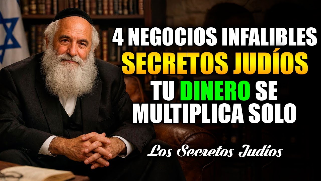 RABINO MILLONARIO: Los 4 Negocios Infalibles Que Nunca Fallan — Tu Dinero Se Multiplica Solo