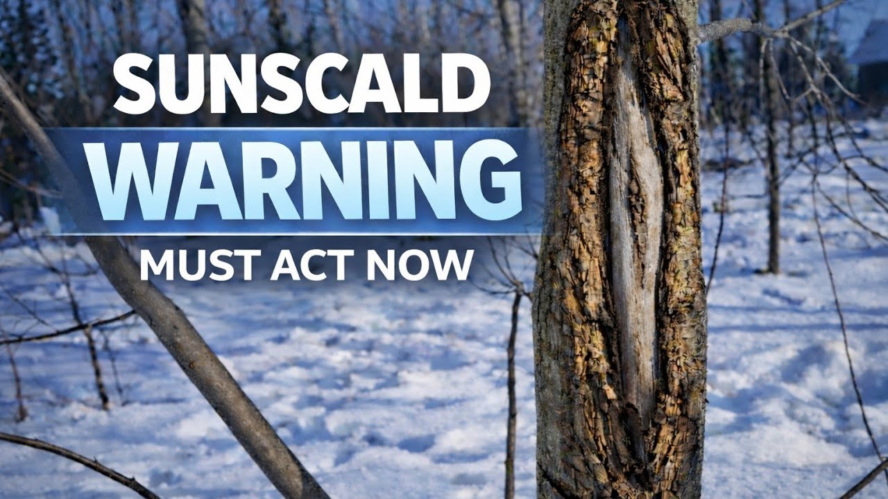 Sunscald Damage on Fruit Trees: I Was Too Late — Don’t Make the Same Mistake. Zone 4.