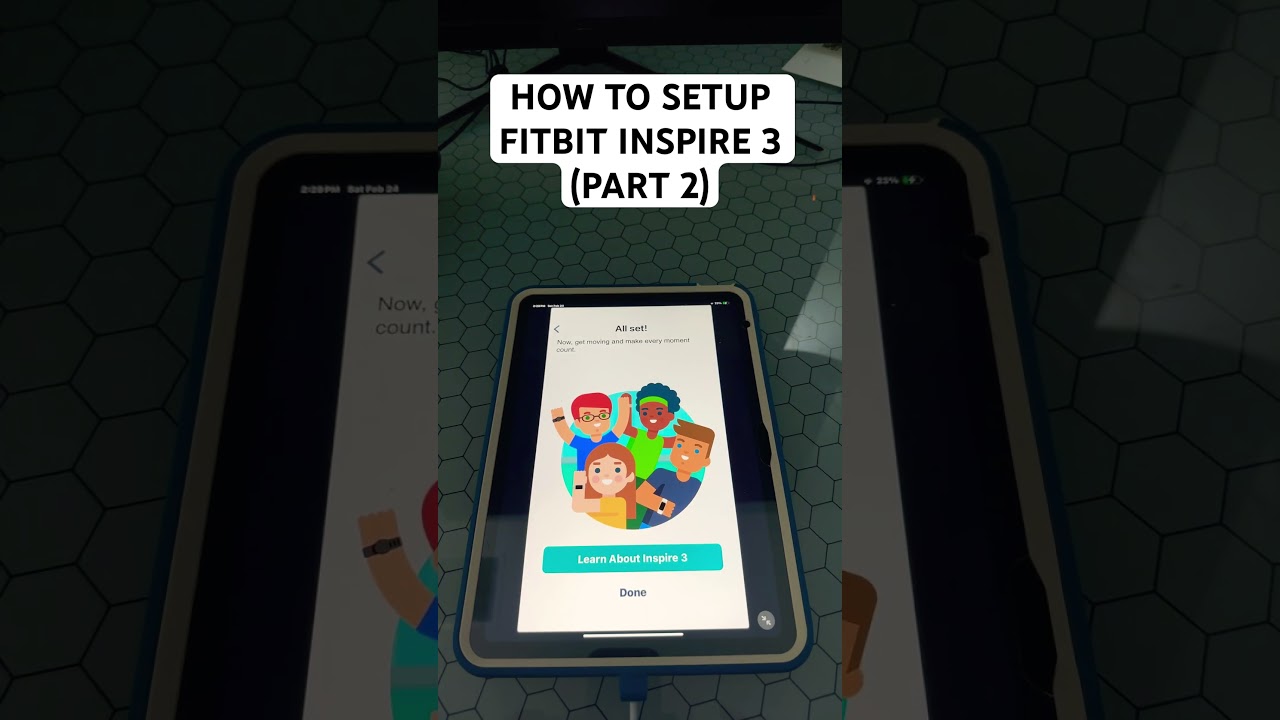 How to setup and connect Fitbit Inspire 3 (Part 2)