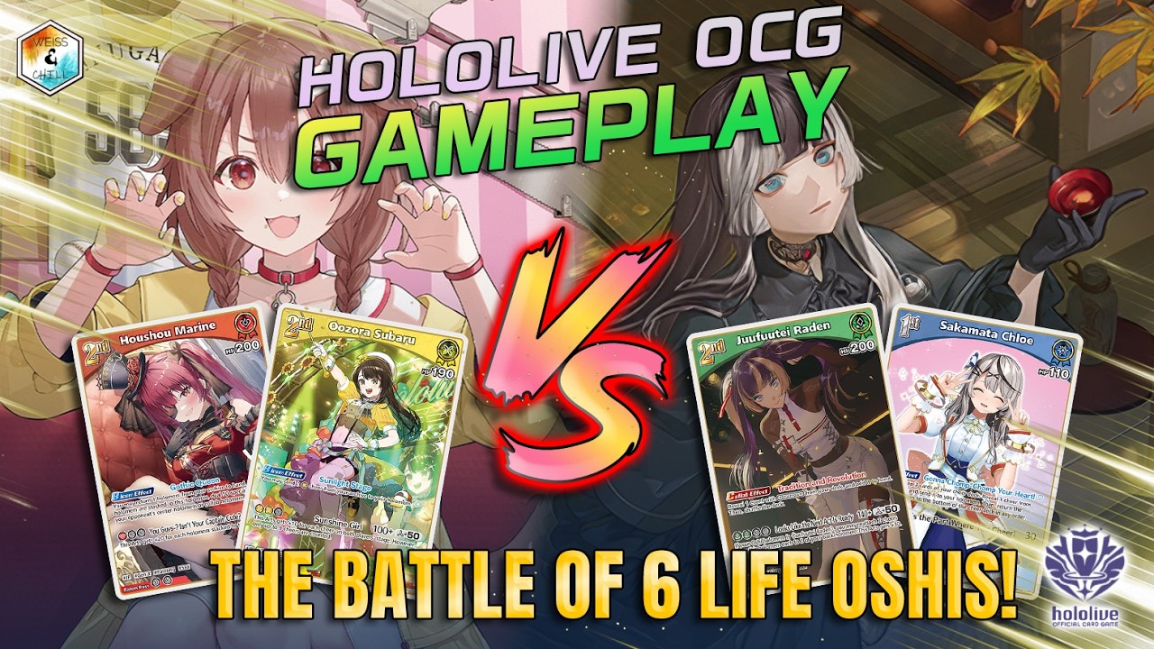 THE DUCK IS ON AN ADVENTURE! Hololive OCG EN Gameplay: Subaru/Marine vs Raden with Nikoneko