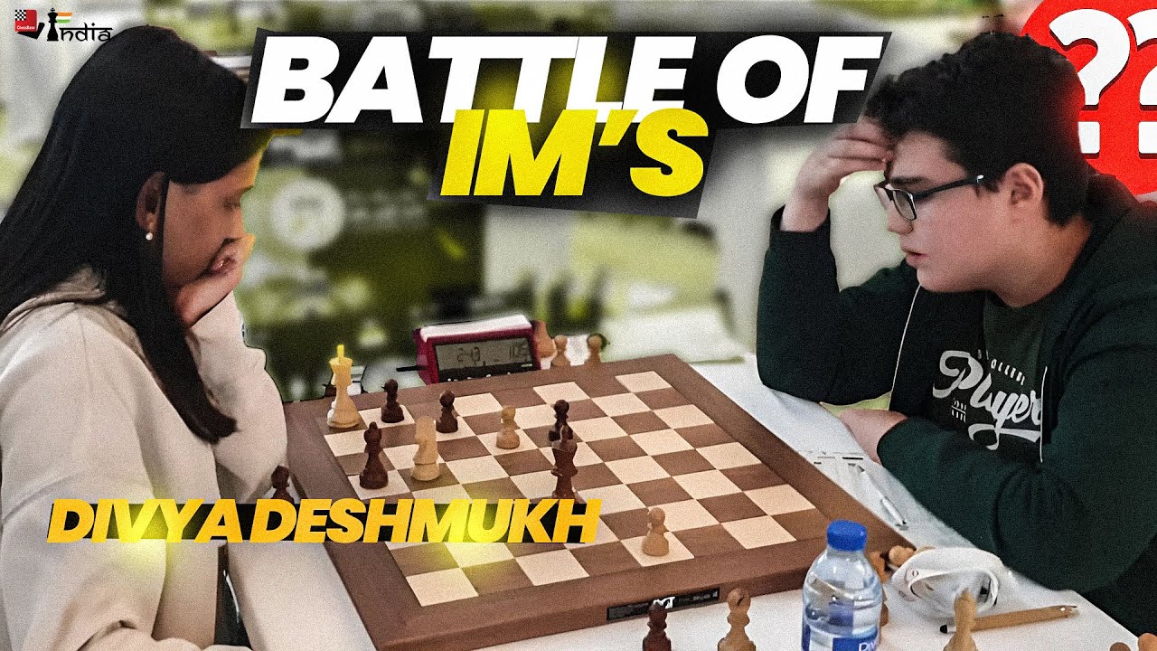 Divya Deshmukh's Narrow Escape | IM Divya vs GM Yagiz Kaan | 30th Abu Dhabi Masters