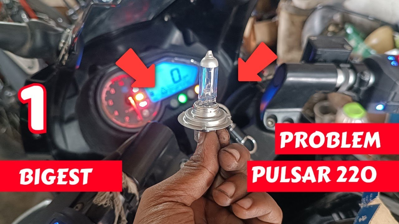 pulsar 220 headlight bulb changing bs6  