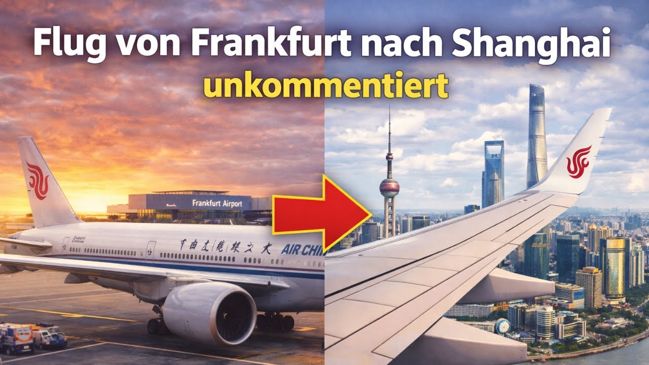 14 Stunden nach China – Flug von Frankfurt nach Shanghai unkommentiert | Petr in Japan