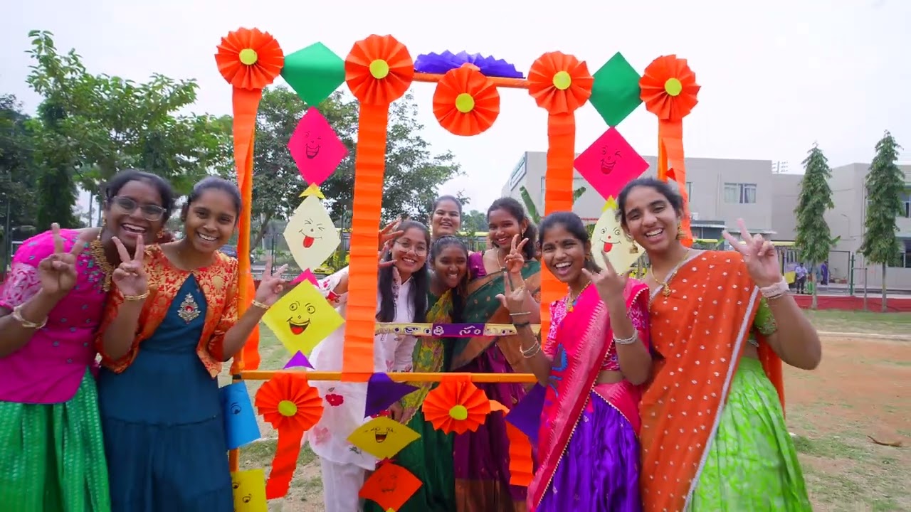 Sankranthi Celebrations @SSVInternationalSchool #festivalvibes  #makarsankranthi  #kitefestival