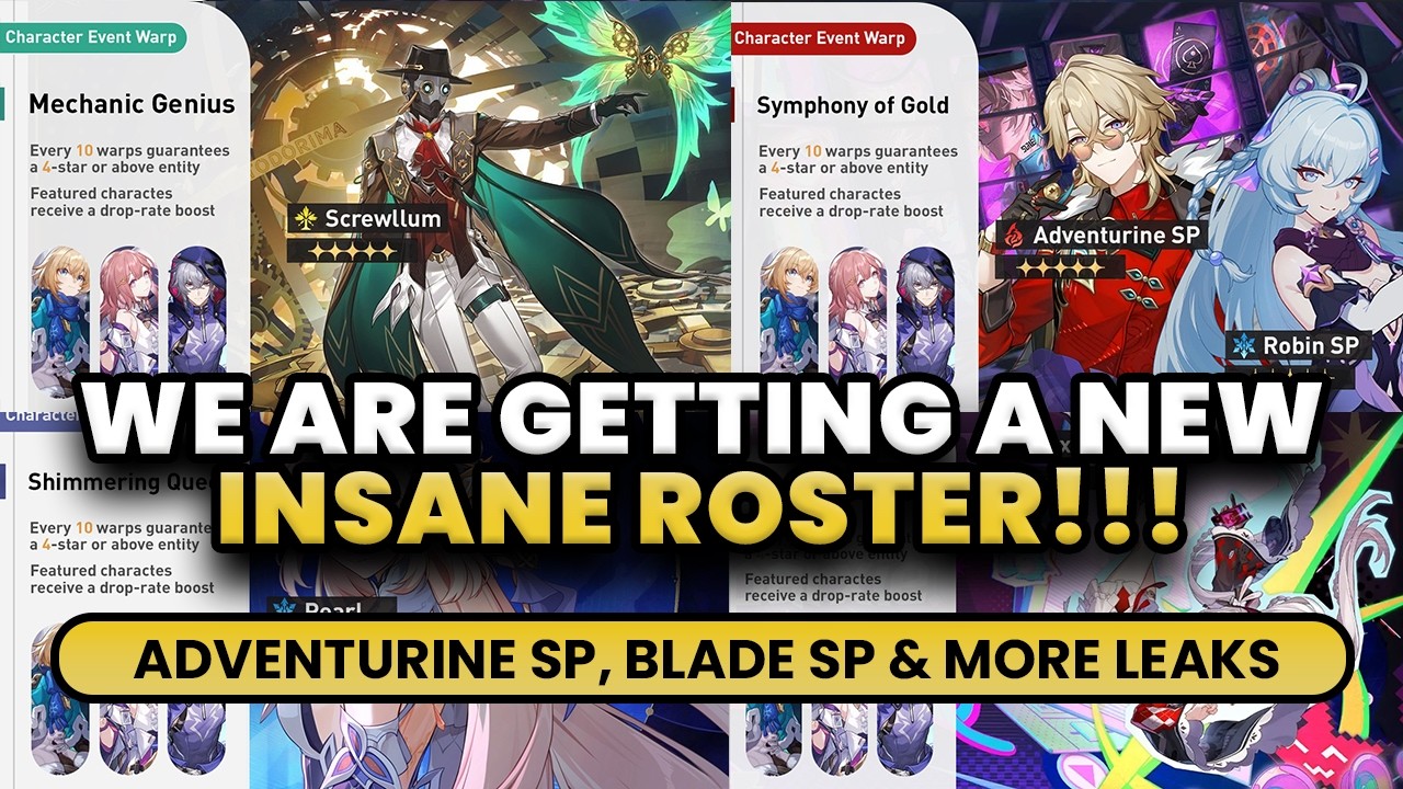THIS IS JUST INSANE?? | ALL MALE HSR TEAM, BLADE & ADVENTURINE SP INFO & MORE 4.2 LEAK!! - HSR LEAKS