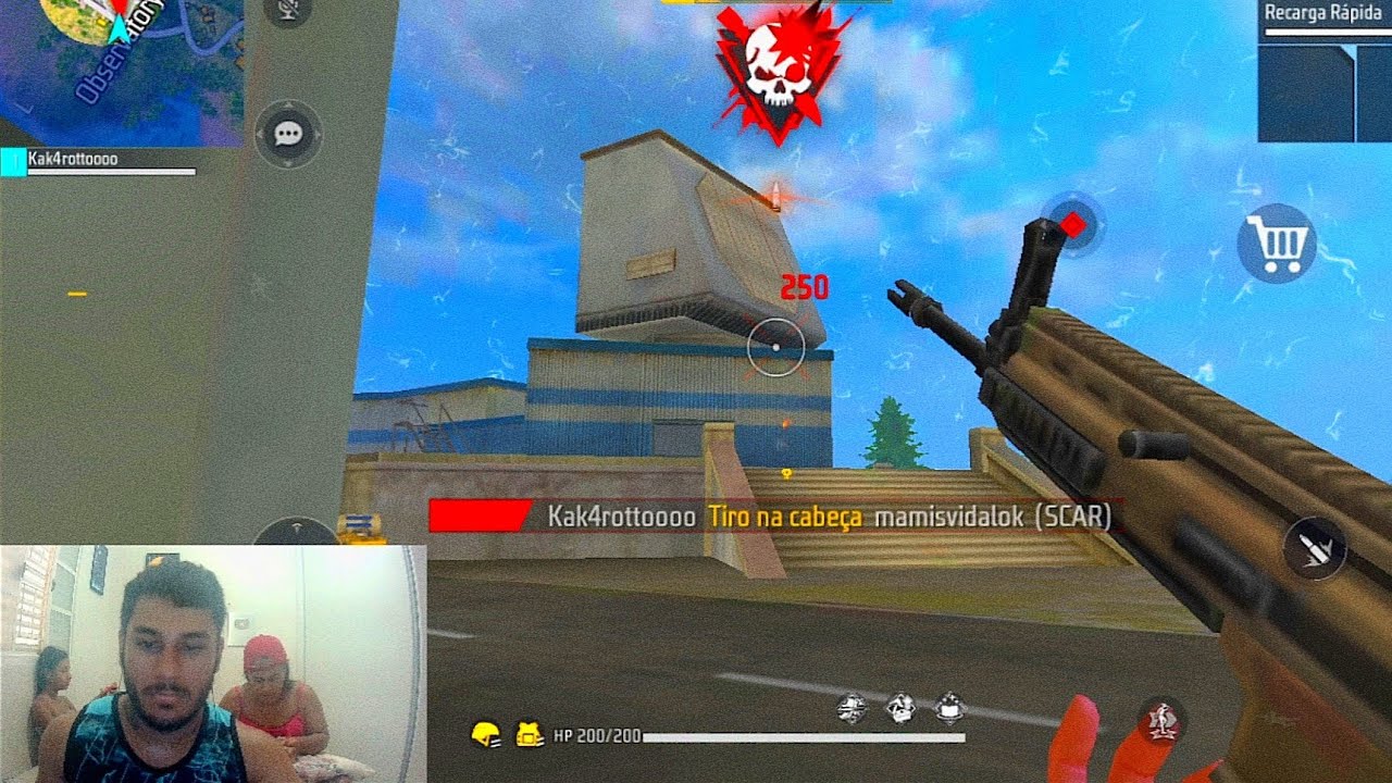 EU E MINHA MÃE TROLLANDO MINHA IRMÃZINHA NO X1 ATÉ ELA SURTAR E DEU MUITO CERTO KKKK FREE FIRE! 😭