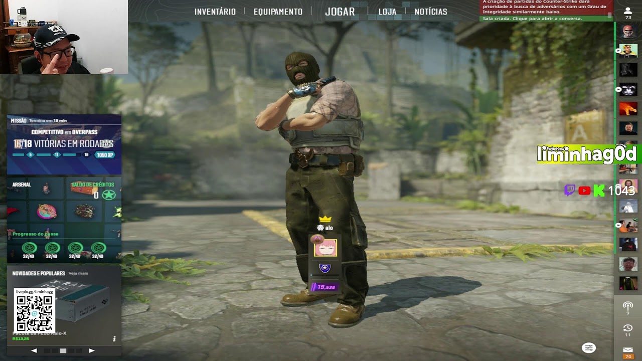 AOVIVO com Liminha!  CENTRAL DA KINGS LEAGUE
