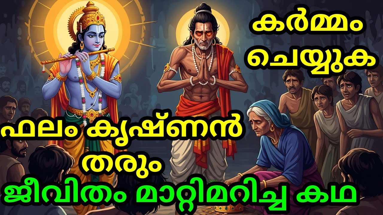 കർമ്മം ചെയ്യുകഫലം കൃഷ്ണൻ തരുംജീവിതം മാറ്റിമറിച്ച കഥ malayalam story | Malayalam Kathakal