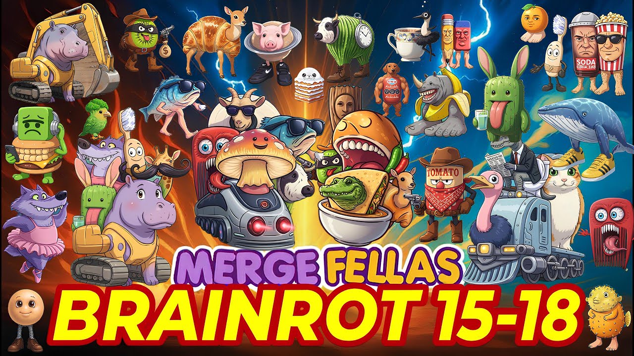 Merge Fellas Brainrot 15-18 — Anime Opening (Official MV) | Tynso Game