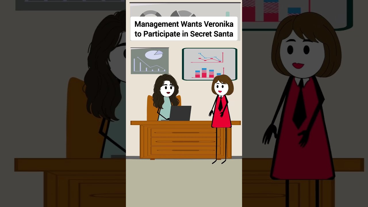 Management Wants Veronika to Participate in Secret Santa #corporate #animation