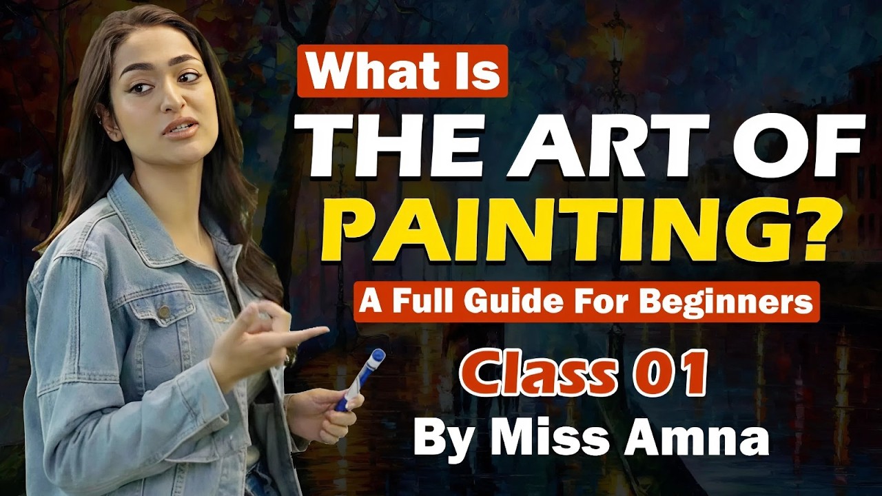 Artistic Journey Begins Here | Miss Amna Conducts an Inspiring Painting Class at PYA Art Academy
