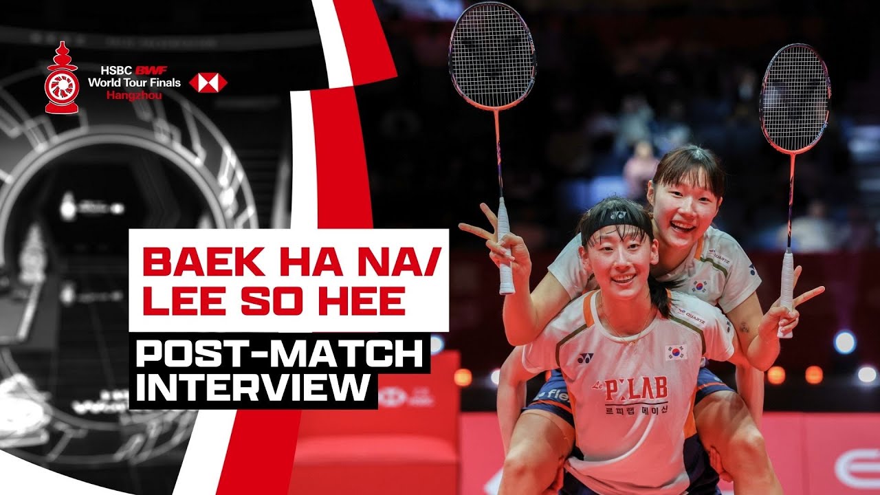 Baek Ha Na & Lee So Hee on defending their title at #Hangzhou2025