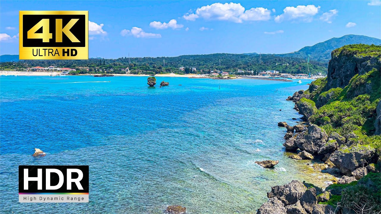 【4K HDR】Walk around the Most beautiful Cape in Okinawa - Cape Manzamo