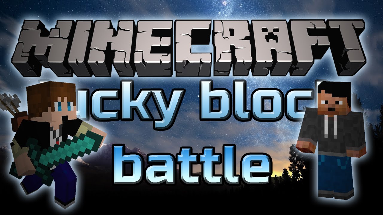 Minecraft: VERY LUCKY LUCKY BLOCK BATTLE! w/Röpönen&Kuukuupööpötin!