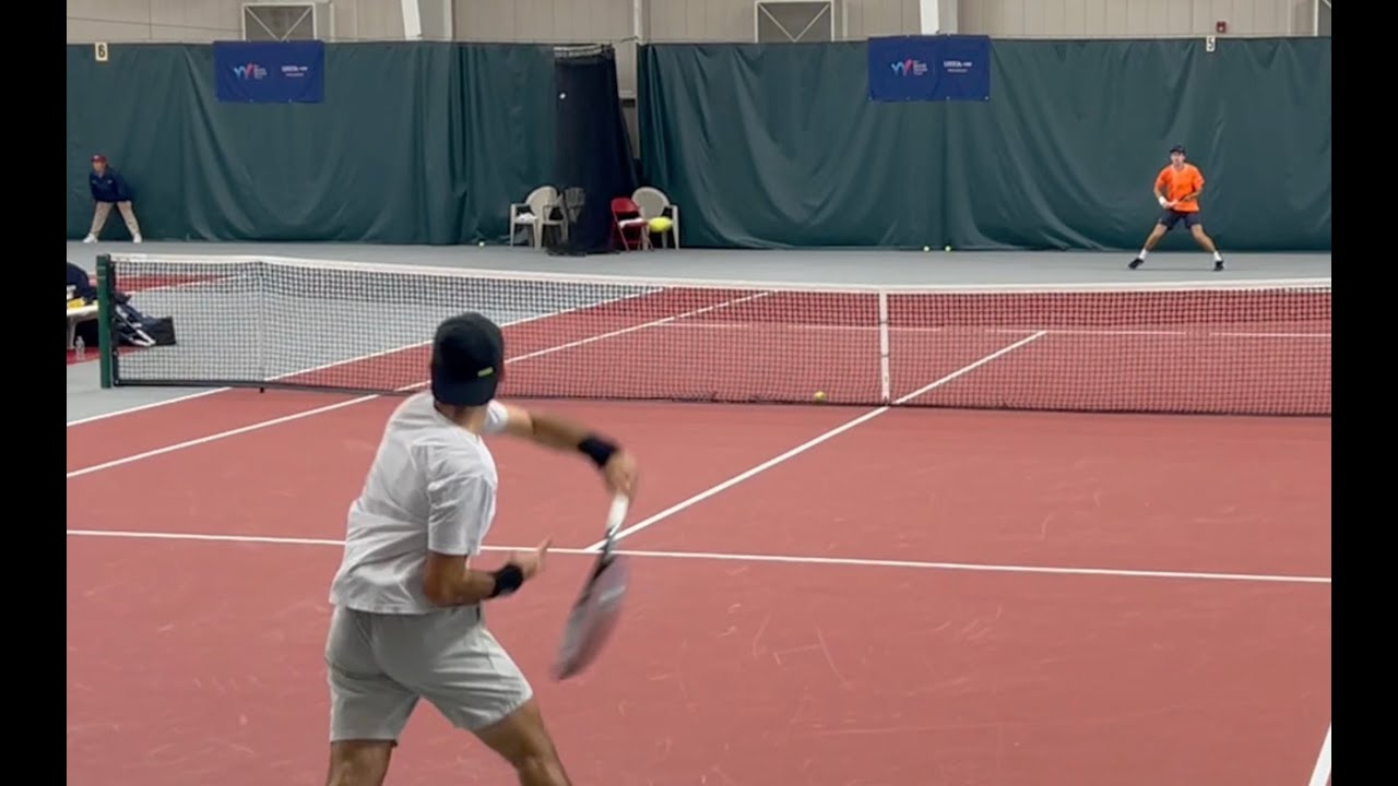 33 Ball Rally at a Futures Tennis Tournament