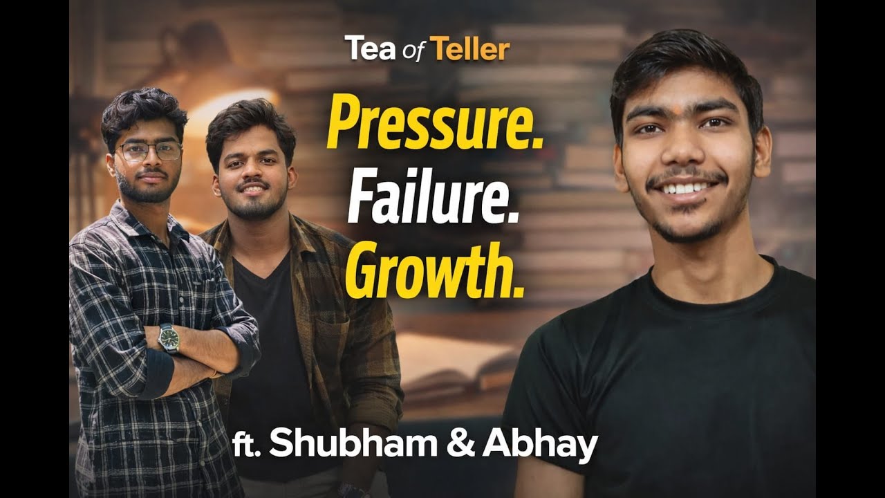 From School Corridors to JEE Drop Year | Honest Journeys, Hustle & Shayari | EP04 | Part 1 #jee2026