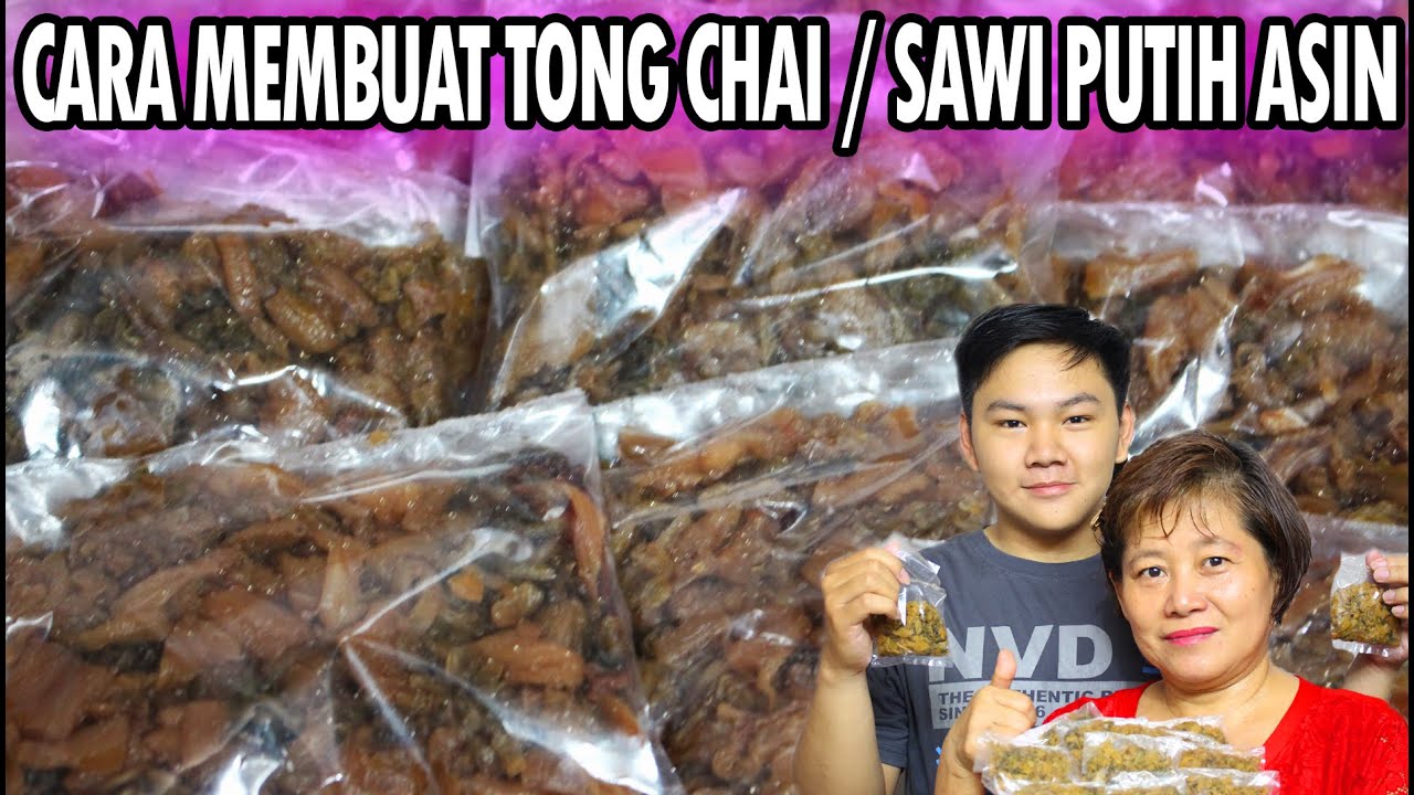 CARA MEMBUAT TONG CHAI / SAWI PUTIH YANG MUDAH ALA ENNY TANGERANG!!!