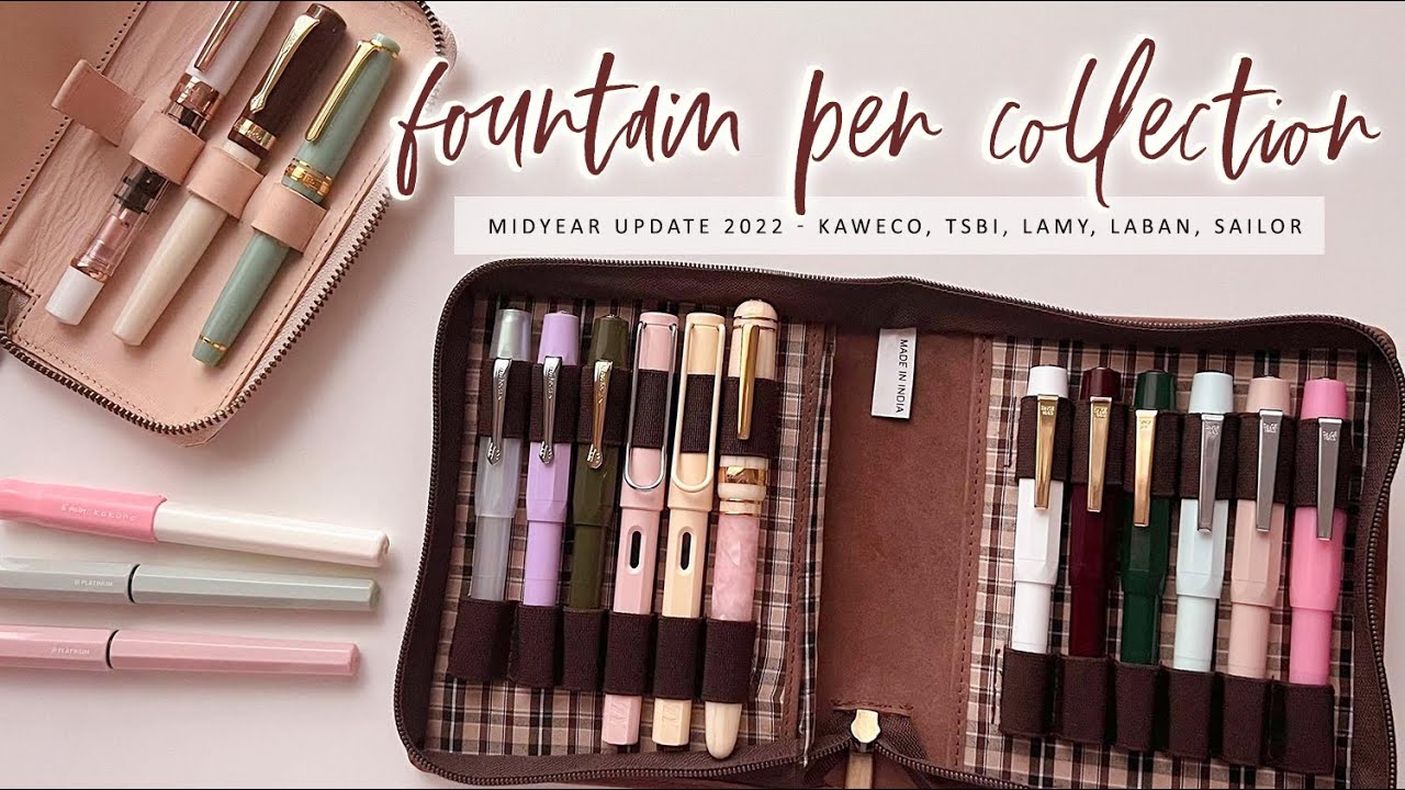 FOUNTAIN PEN COLLECTION | KAWECO, TWSBI, LAMY, LABAN, SAILOR | Charmaine Dulak