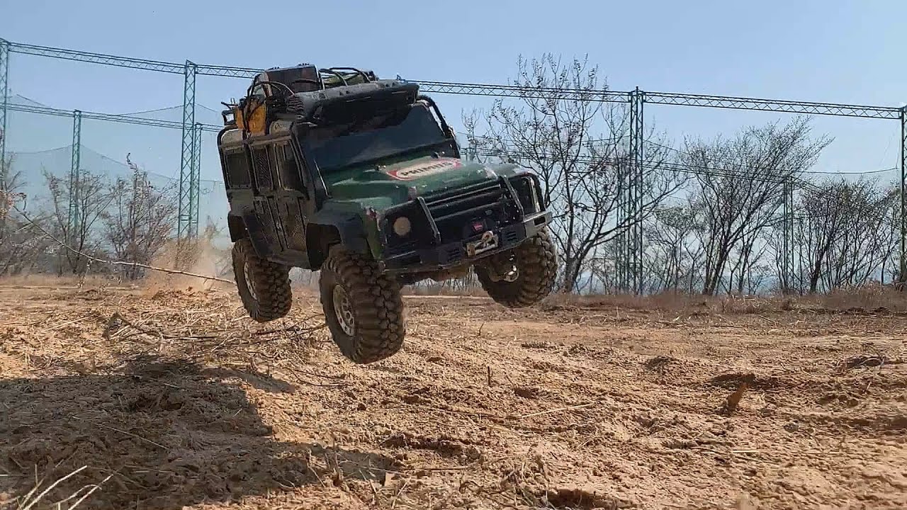 RC Car : TRAXXAS TRX4 Defender Off-road Bash_AXE 550 2700kV(3S Lipo) #9.