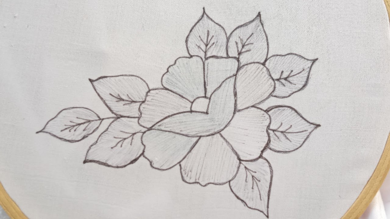 Beautiful hand embroidery rose flower tutorial , Rose flower embroidery  design using basic stitches