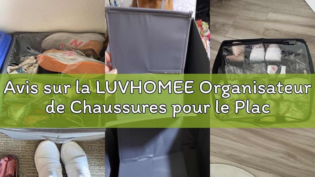 Avis sur la LUVHOMEE Organisateur de Chaussures pour le Placard, Convient à 16 Paires, Grandes Boîte