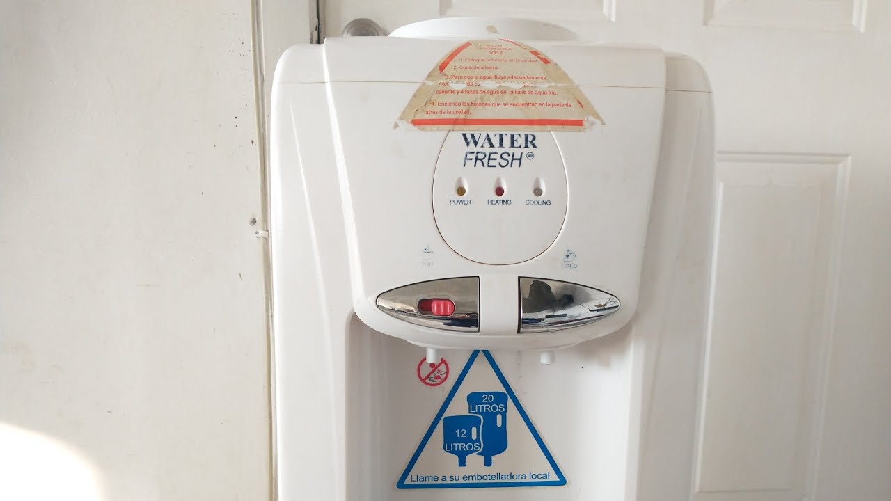 dispensador de agua no enfria y no calienta