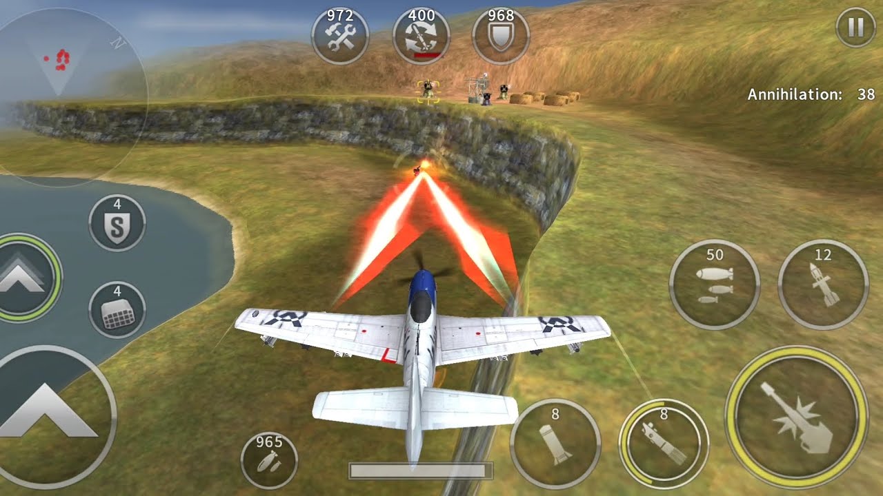 Gunship Battle: MUSTANG with powerful special weapon