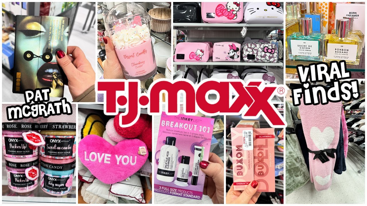 SO MUCH GOOD STUFF AT TJ MAXX! 💖 VIRAL VALENTINE'S DAY FINDS, PAT MCGRATH, FRAGRANCE & BODY CARE!