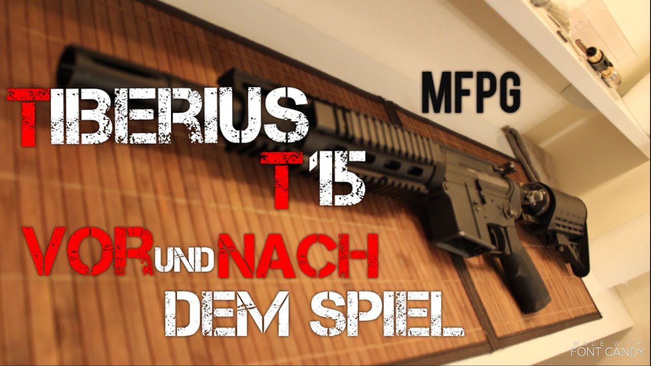 MFPG- Tiberius T15 Spielvorbereitung, reinigen und ölen