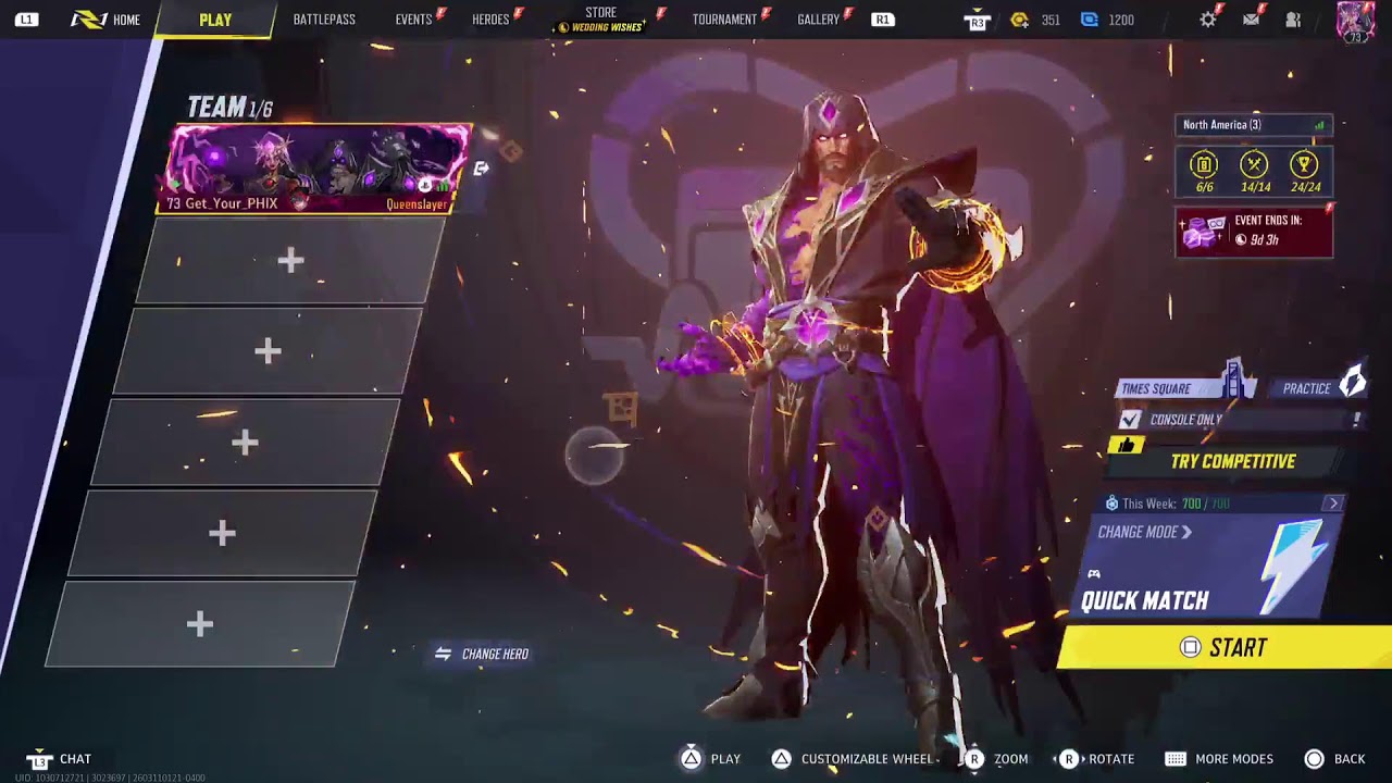 Letting chat decide who i play in rivals