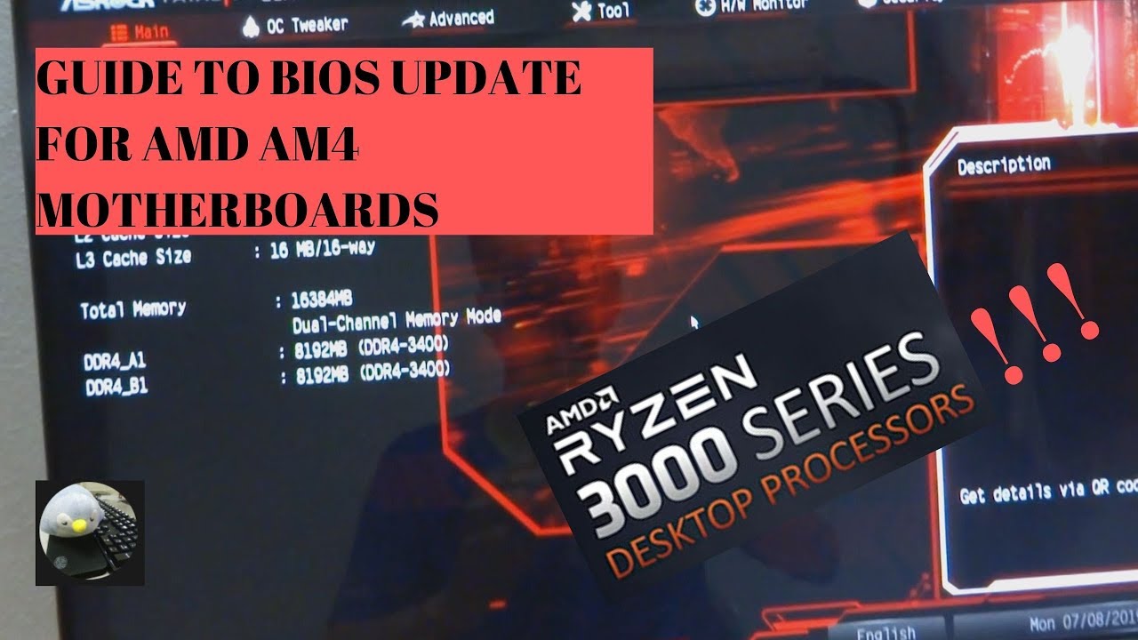 Bios Update on AM4 Motherboards | Get Ready for Ryzen 3000 / Zen 2 | Asrock AB350 ITX/AC