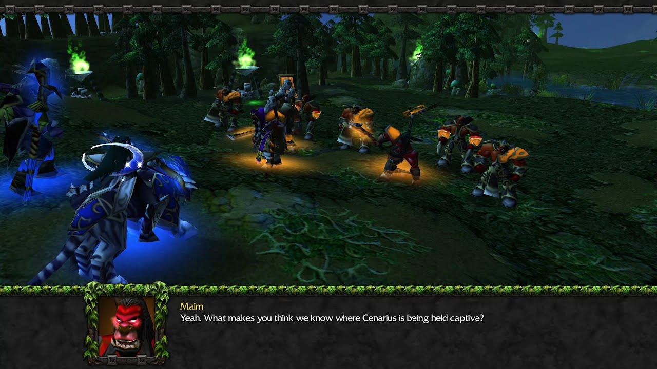Malfurion learns that Cenarius has been captured by the Fel Orcs