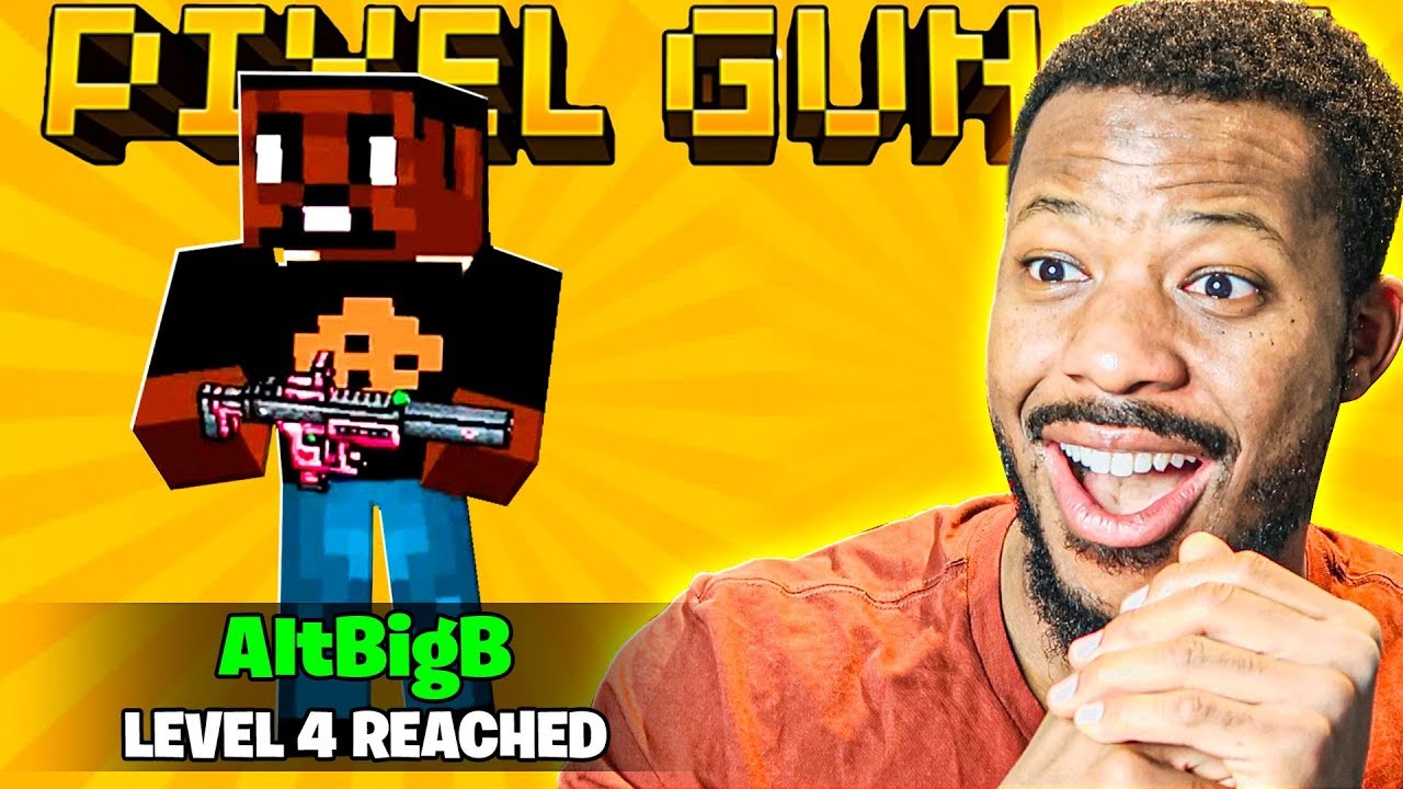 SO MY NEW ACCOUNT REACHED LEVEL.. l Pixel Gun 3D