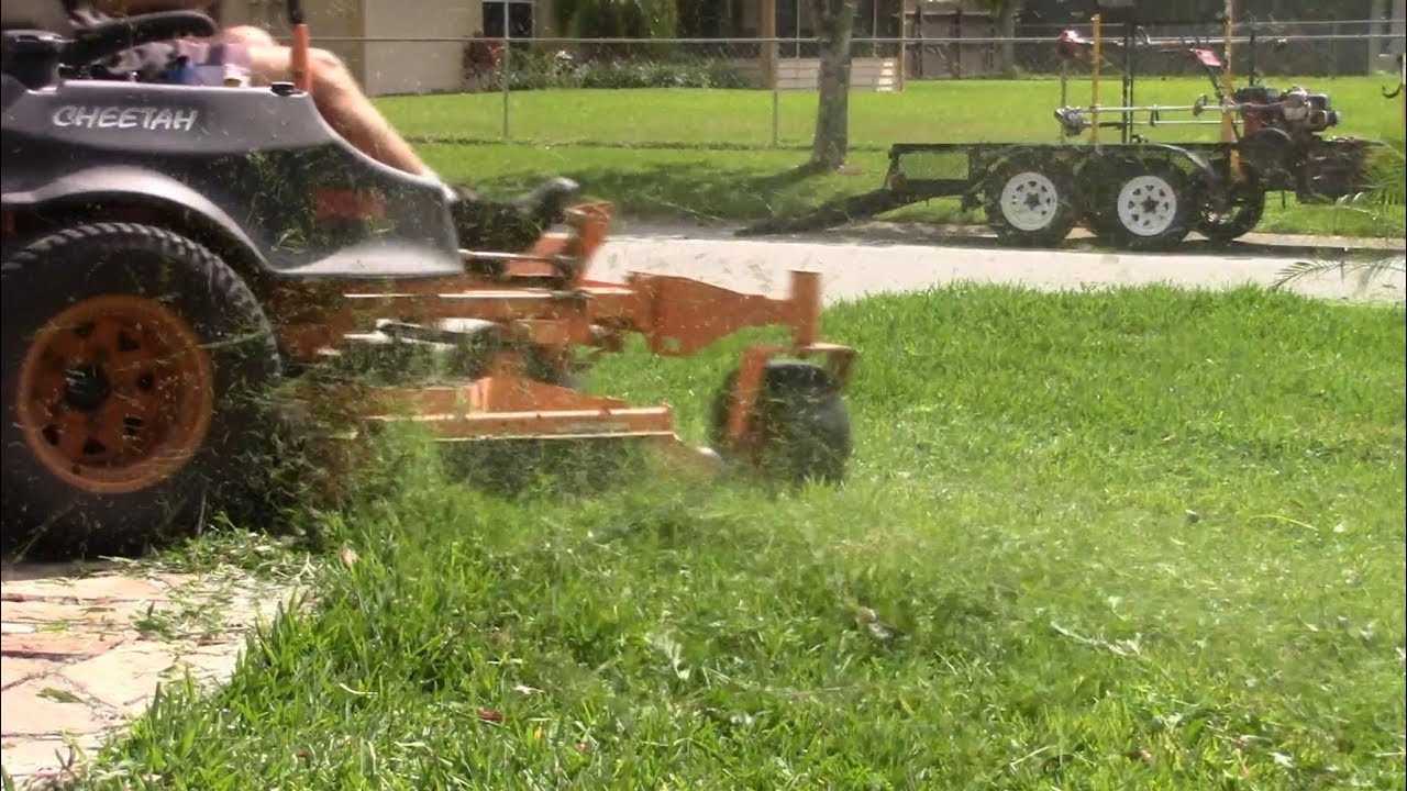 Realtime mowing 21- full clips from vlog 50