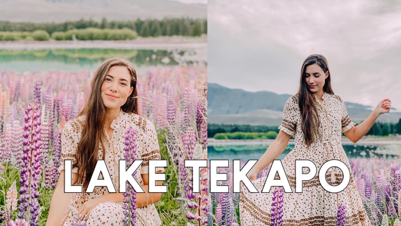 Unbelievable Lupin Flowers Lake Tekapo New Zealand | Van Life Vlog