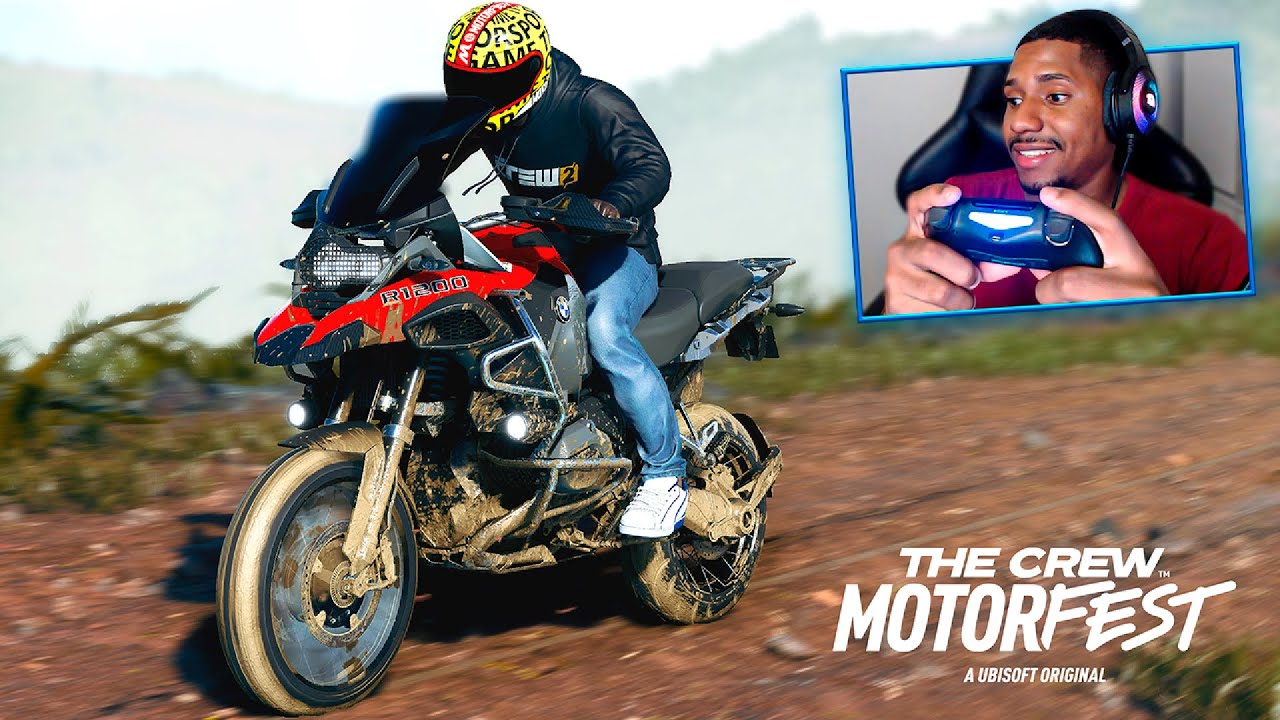 FUI NA TRILHA DE BMW R1200 NO THE CREW MOTORFEST🔥