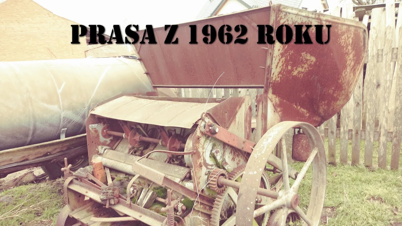 Zabytek z 1962 roku - Prasa do młocarni PS-2