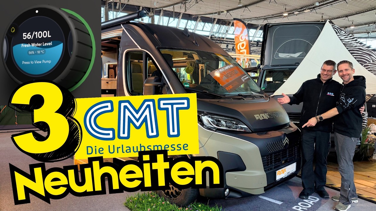 Weltpremiere zur CMT 2026: smarte Flowcamper Moritz & der krasse Max Ford-Umbau