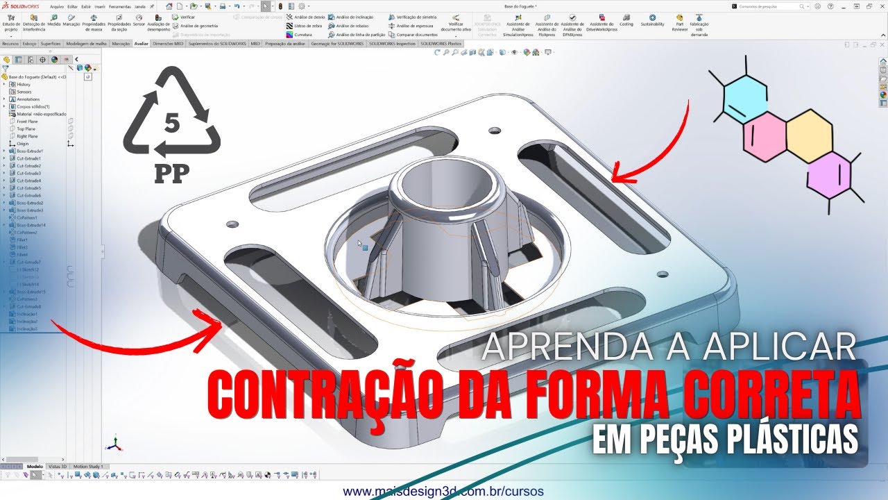 COMO APLICAR CONTRAÇÃO DA FORMA CERTA NO SOLIDWORKS