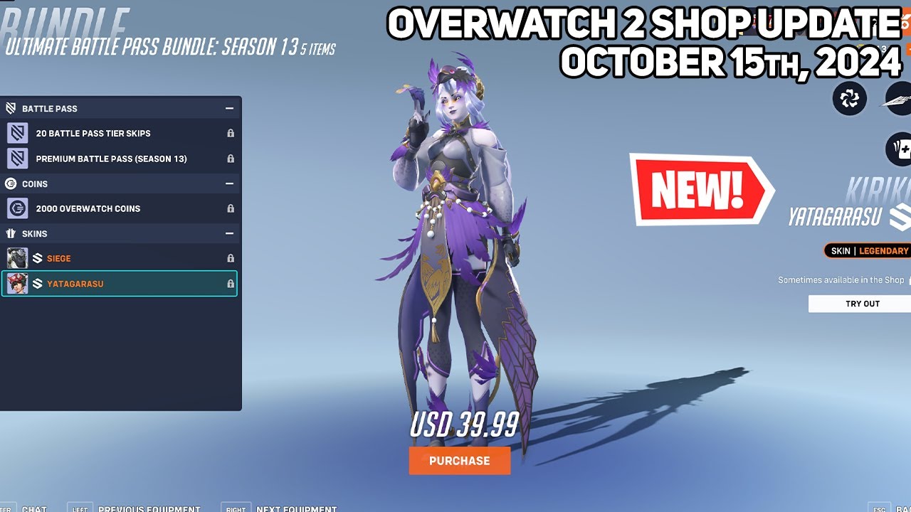 *NEW* SEASON 13 SHOP & GOLD MYTHICS! Overwatch 2 Shop Update [October 15th, 2024]