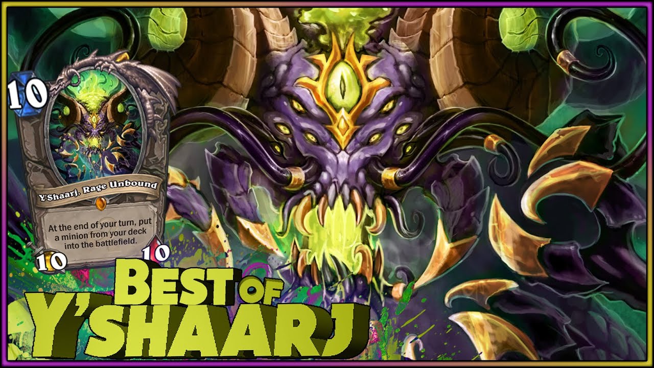 Hearthstone Best of Y'shaarj - Funny and lucky Rng Moments