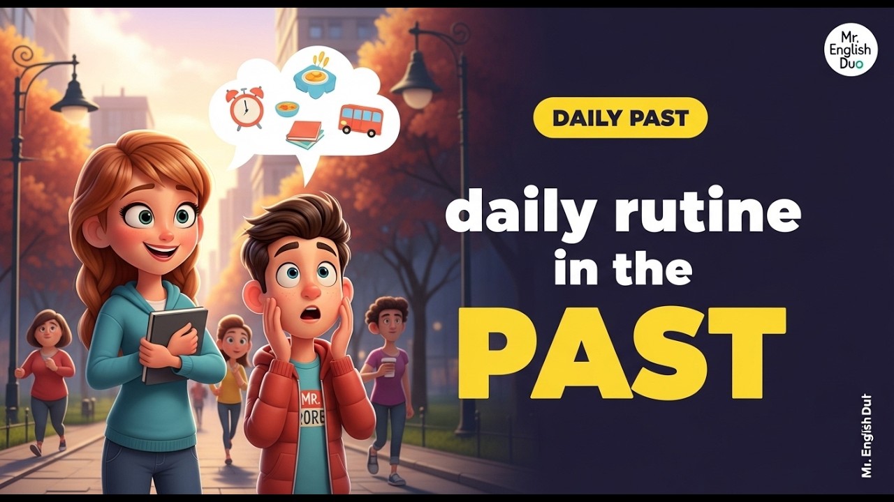 How to Talk About Your Past Daily Routine | Beginner English Conversation Practice