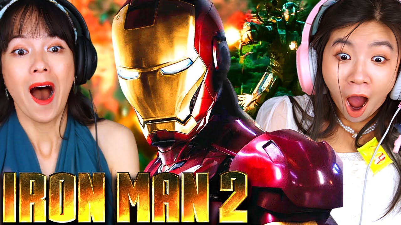 Foreign Girls React | Iron Man 2 | First Time Watch