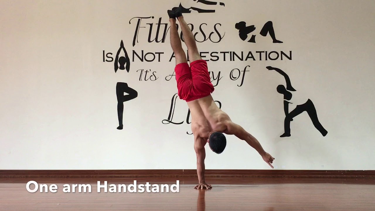 VNSWC - Tập  2.1: Bảng độ kh&oacute; động t&aacute;c Calisthenics - Handstands - Hướng dẫn One arm handstand