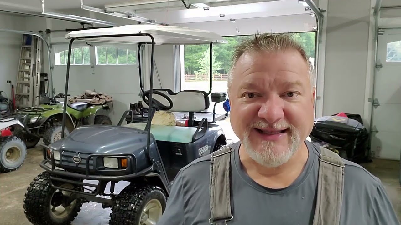 Modifying and installing a windshield for our EZGO Golf cart