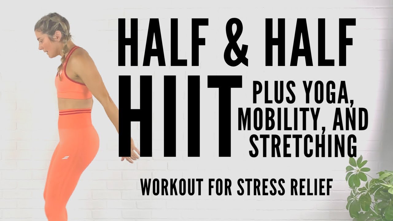 BRUTAL 25 Minute HIIT Workout with 20 Minutes of Yoga, Mobility, and Stretching! The perfect combo!