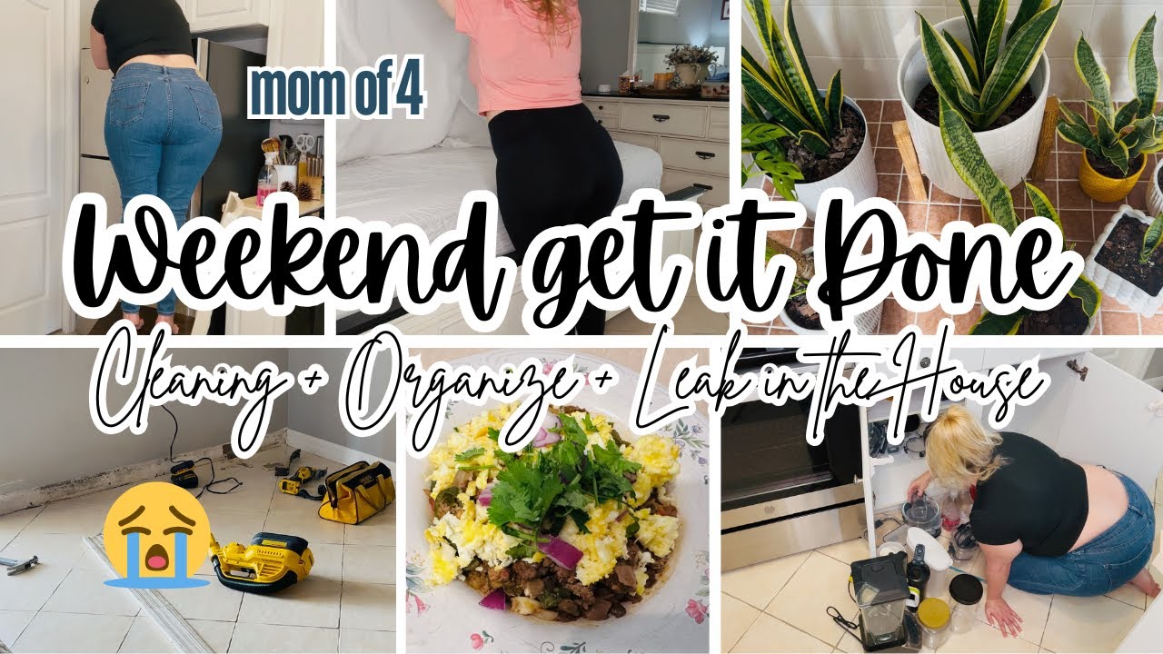 WEEKEND GET IT ALL DONE | Home Update + Weekend Cleaning | CLEAN WITH ME