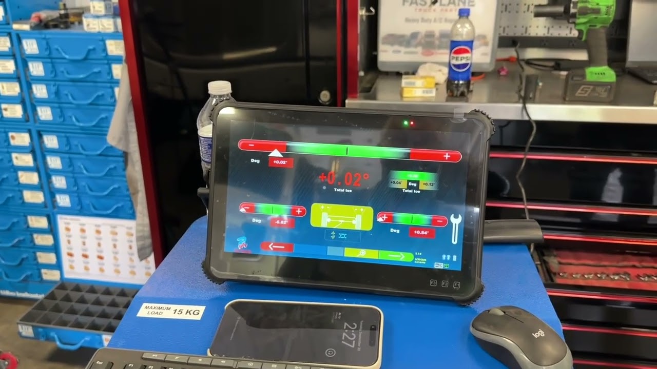 Truck alignment install